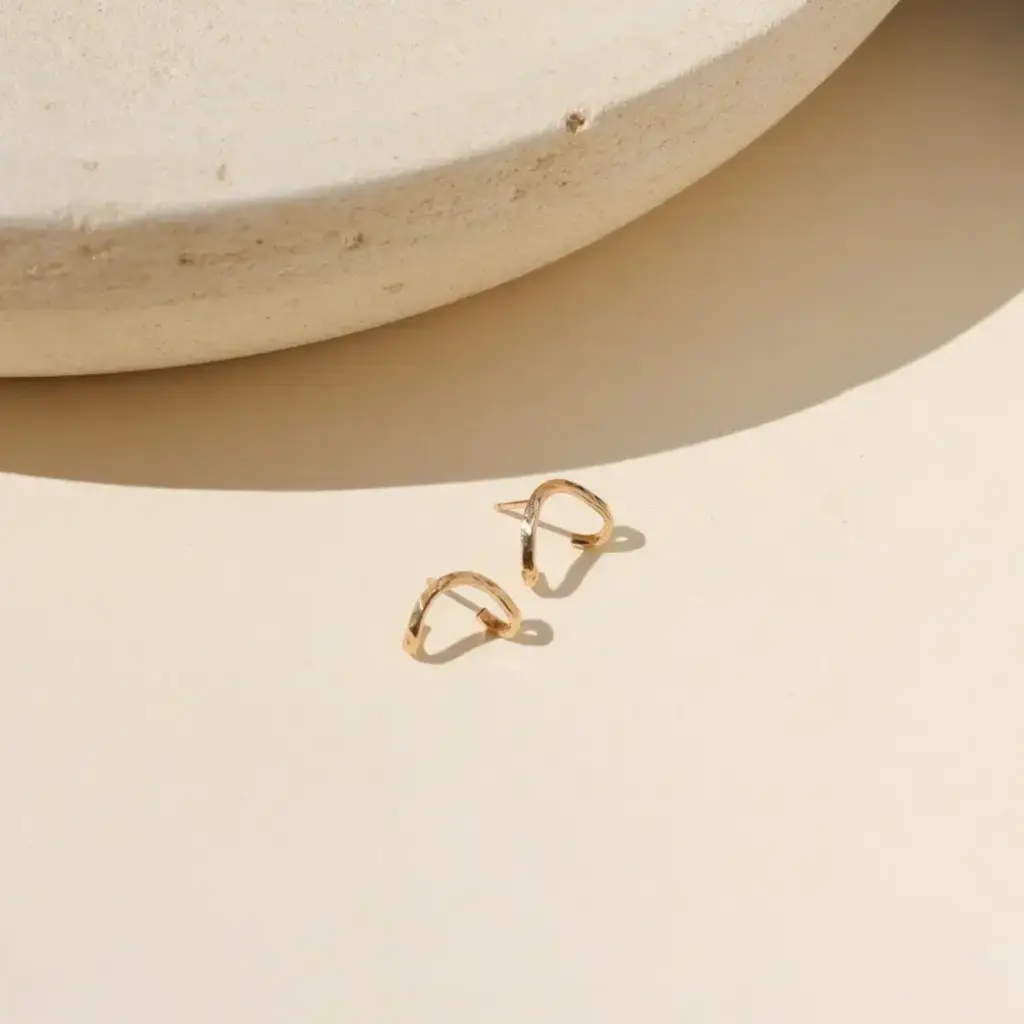 Token (Faire) Valley Stud Earrings - 14k Gold Fill