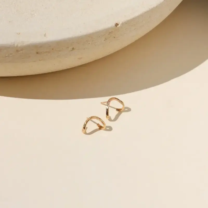 Token (Faire) Valley Stud Earrings - 14k Gold Fill