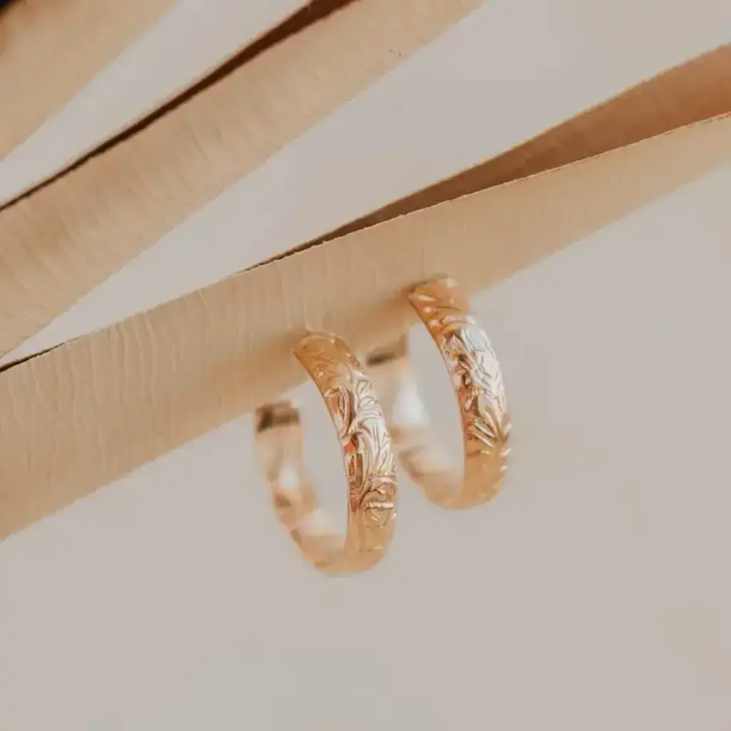 Hello Adorn Jewelry Hello Adorn - Flora Hoops