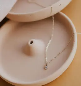 Hello Adorn Jewelry Hello Adorn  - Solitaire Necklace - Gold