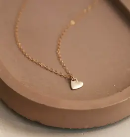 Hello Adorn Jewelry Hello Adorn  - Tiny Heart Necklace - Gold