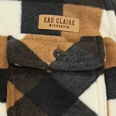 Artisans Eau Claire Button Up - Black/Camel Plaid