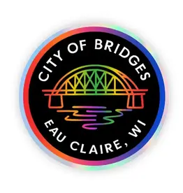Jones Sticker Co City of Bridges Holographic Sticker