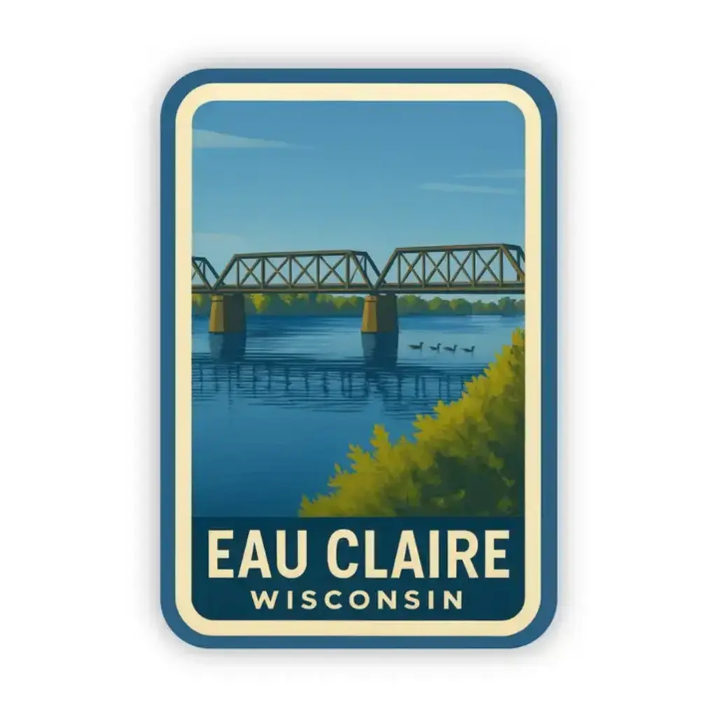 Jones Sticker Co Eau Claire Phoenix Bridge Sticker
