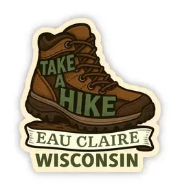 Jones Sticker Co Take A Hike Eau Claire Sticker