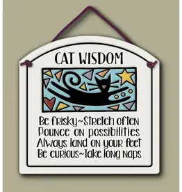 Macone Clay / Spooner Creek Cat Wisdom - Wall Art