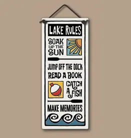 Macone Clay / Spooner Creek Lake Rules - Wall Art