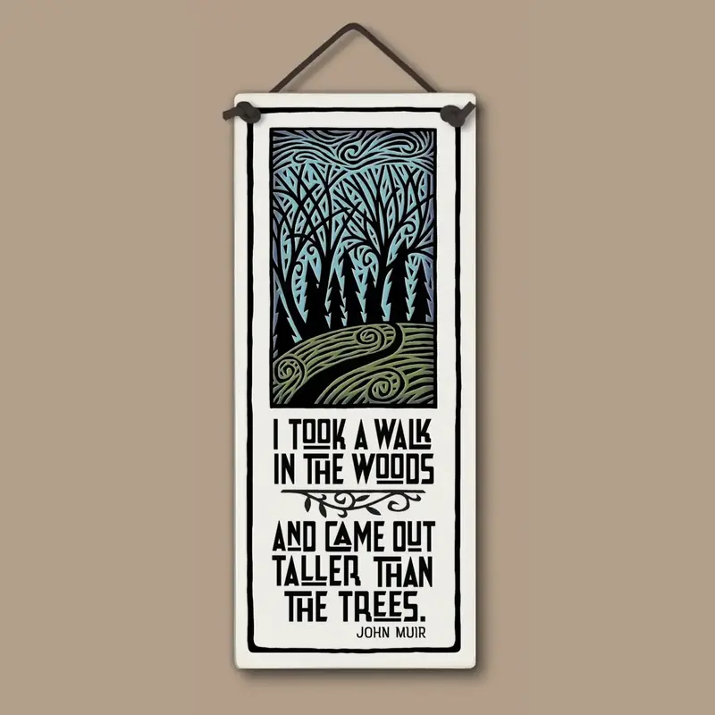 Macone Clay / Spooner Creek Walk in Woods - Wall Art