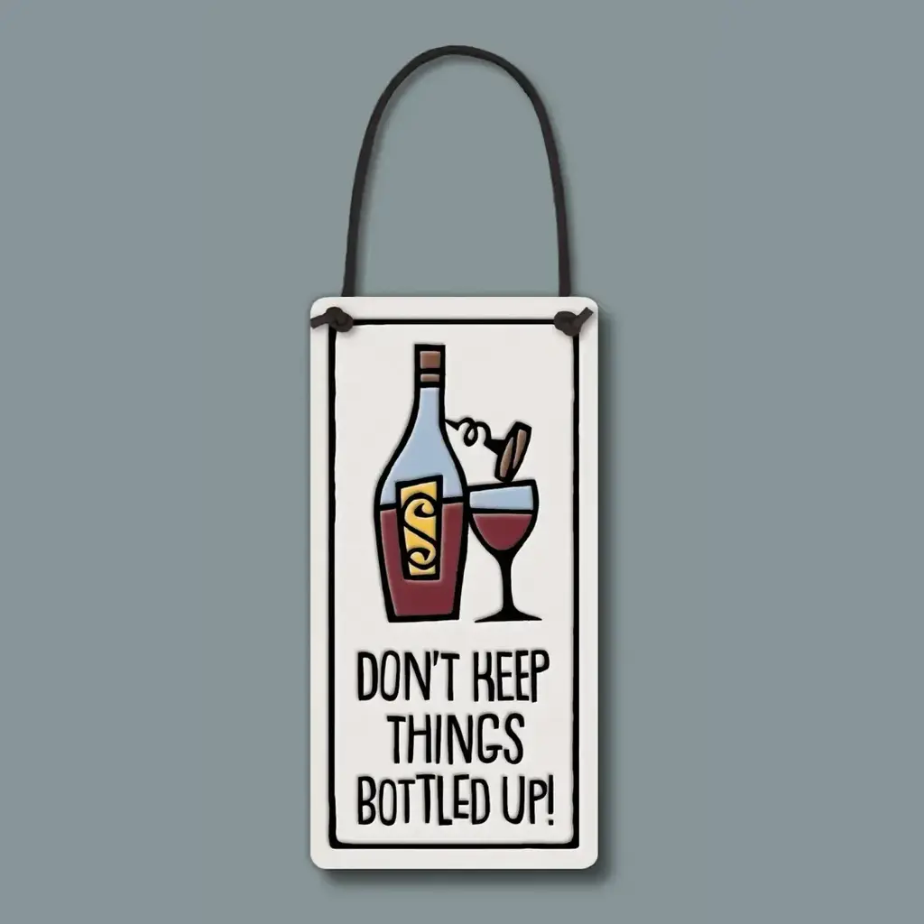 Macone Clay / Spooner Creek Bottled Up - Wall Art / Wine Tag