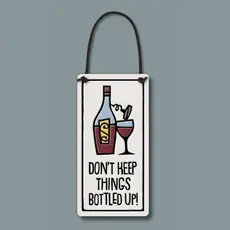 Macone Clay / Spooner Creek Bottled Up - Wall Art / Wine Tag