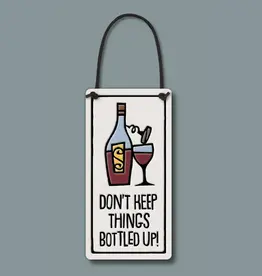 Macone Clay / Spooner Creek Bottled Up - Wall Art / Wine Tag