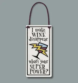 Macone Clay / Spooner Creek Wine Disappear - Wall Art / Wine Tag