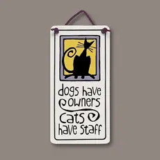 Macone Clay / Spooner Creek Cats Have Staff - Wall Art