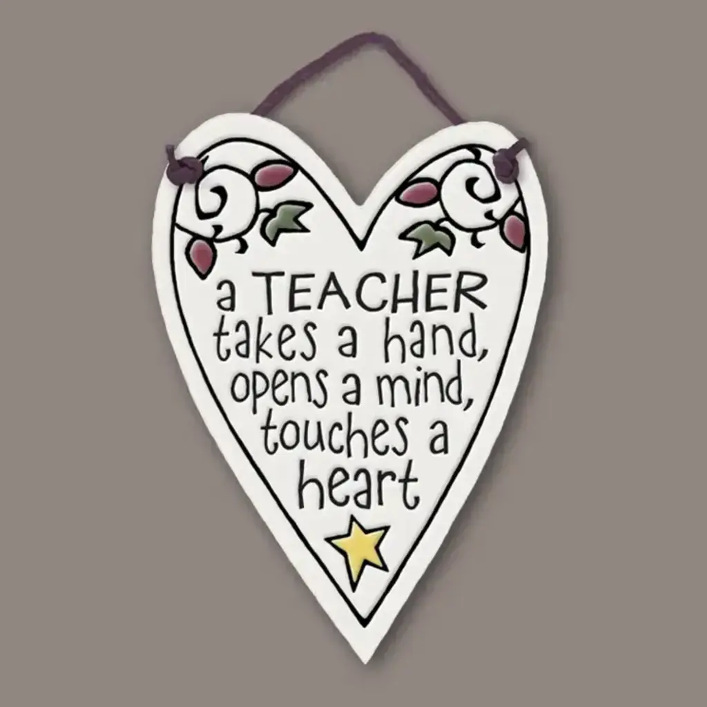 Macone Clay / Spooner Creek Teacher Takes Hand - Wall Art