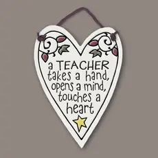Macone Clay / Spooner Creek Teacher Takes Hand - Wall Art
