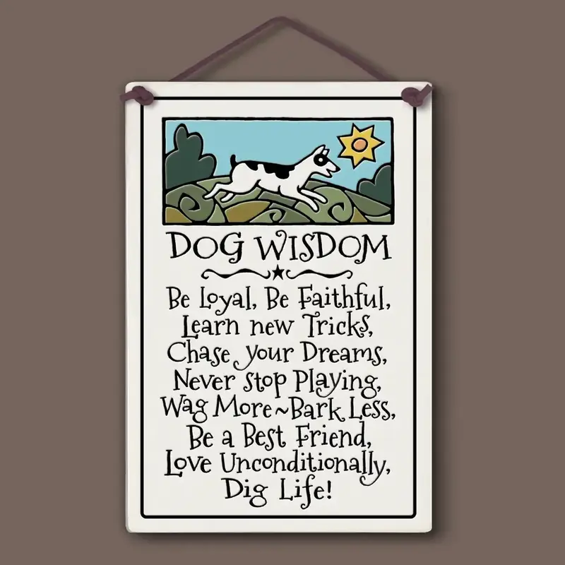 Macone Clay / Spooner Creek Dog Wisdom - Wall Art