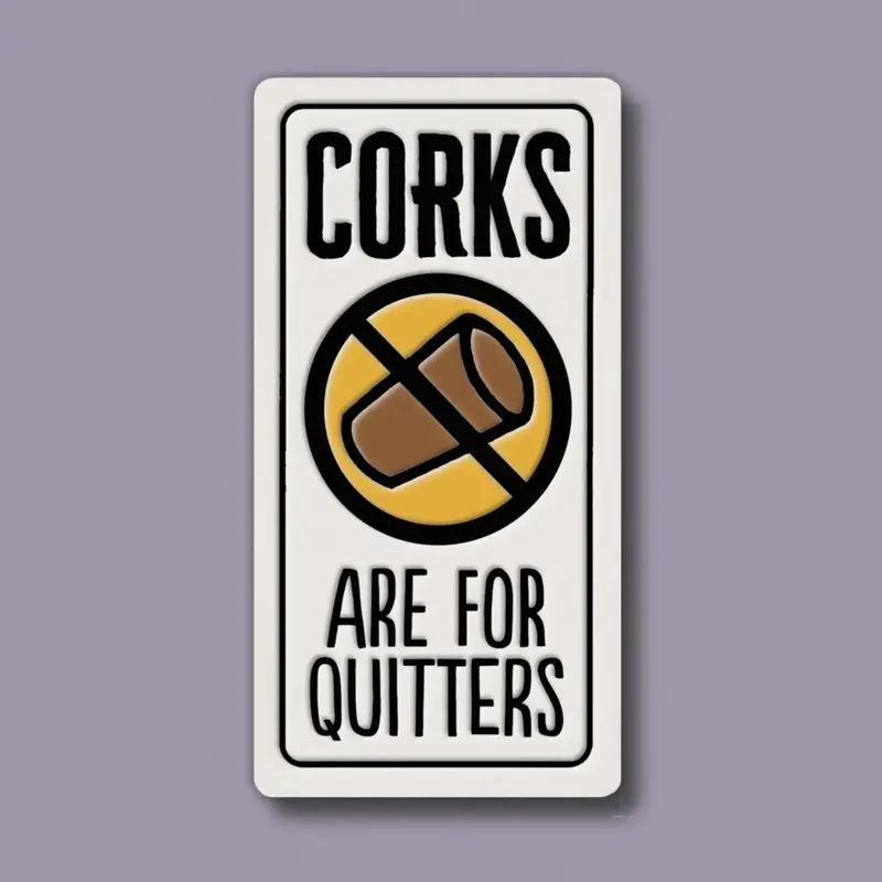 Macone Clay / Spooner Creek Corks Quitters - Magnet