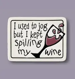 Macone Clay / Spooner Creek Spilling Wine - Magnet