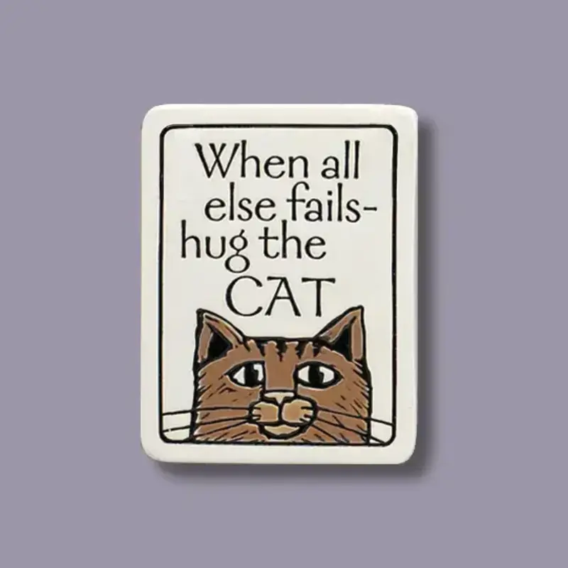 Macone Clay / Spooner Creek Hug the Cat - Magnet