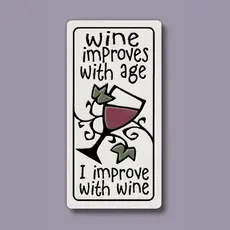 Macone Clay / Spooner Creek Wine Improves with Age - Magnet