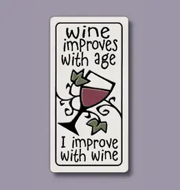 Macone Clay / Spooner Creek Wine Improves with Age - Magnet