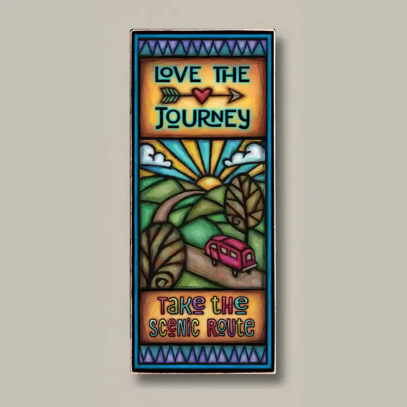 Macone Clay / Spooner Creek Love the Journey - Wood Art