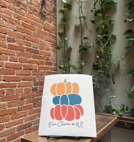 First & Foremost Eau Claire Pumpkin Trio Swedish Dishcloth