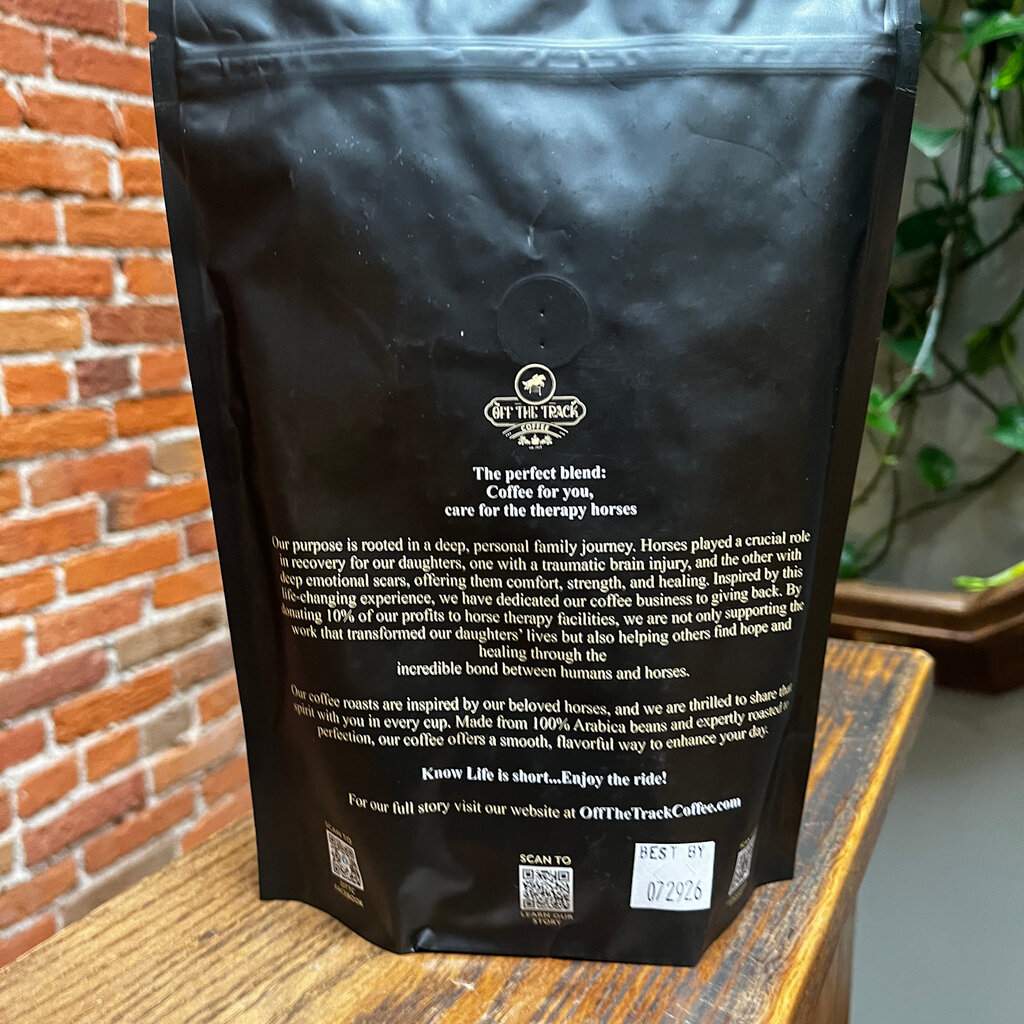 Off The Track Coffee Thoroughbred Espresso Roast