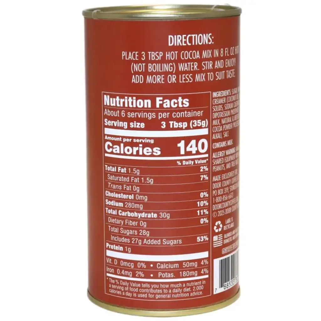 Door Country Coffee (Faire) Door County Gourmet Hot Cocoa Tins -