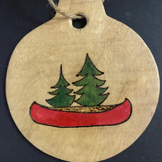 Bonni Knight Wisco Cheer Ornaments Round