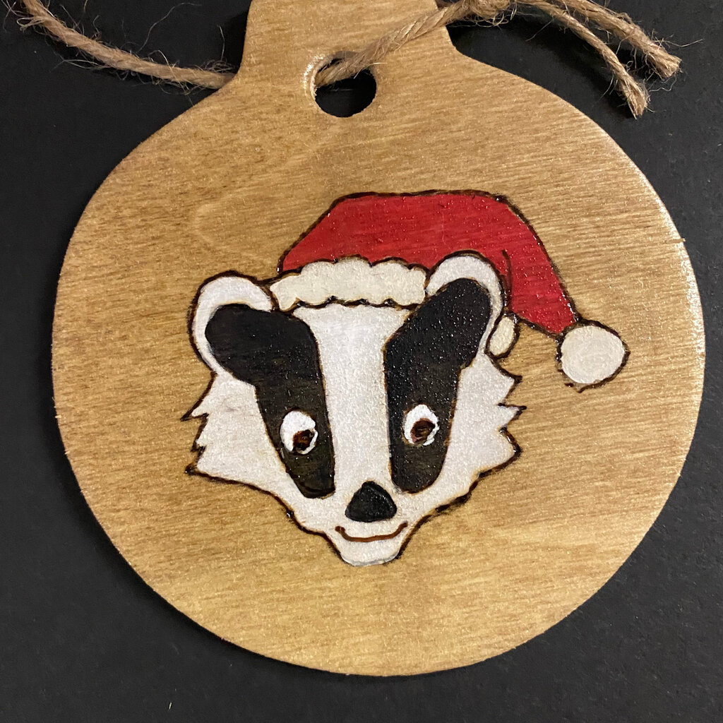 Bonni Knight Wisco Cheer Ornaments Round