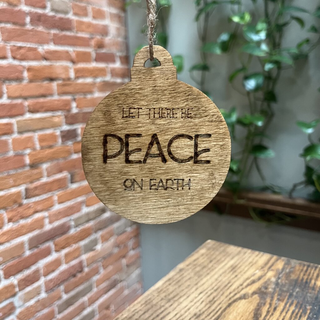 Wisco Cheer Wisco Cheer Round Let There Be Ornament