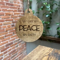 Wisco Cheer Wisco Cheer Round Let There Be Ornament