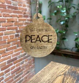 Wisco Cheer Wisco Cheer Round Let There Be Ornament