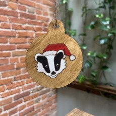 Wisco Cheer Wisco Cheer Round Badger Ornament