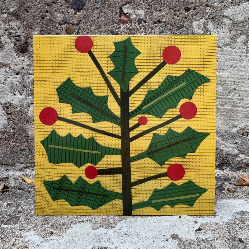 Jeanne Styczinski Greeting Card - Holly