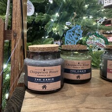 Chippewa River Candle Co. 3 oz. Glass w/Cork Top Candle