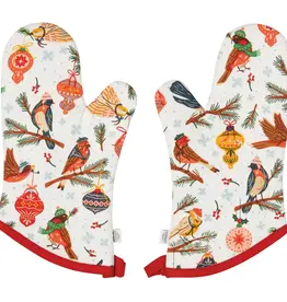 Danica Jubilee (Faire) Season's Tweetings Christmas Oven Mitts - Set of 2