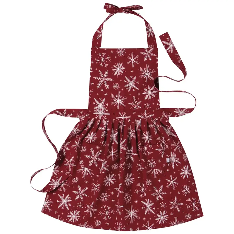 Volume One Snowflakes Classic Christmas Apron