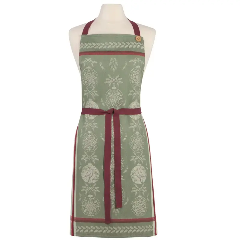 Volume One Good Tidings Christmas Jacquard Apron