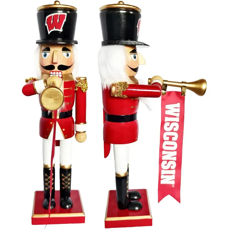 Nutcracker - 14" Wisconsin Bugler