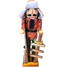 14" Deer Camp Nutcracker