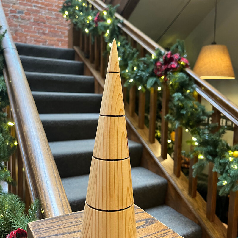 10" Wood Turned Tree