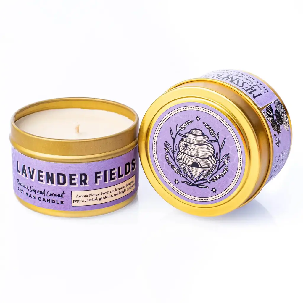 Messner Bee Farm 4oz. Lavender Fields Candle