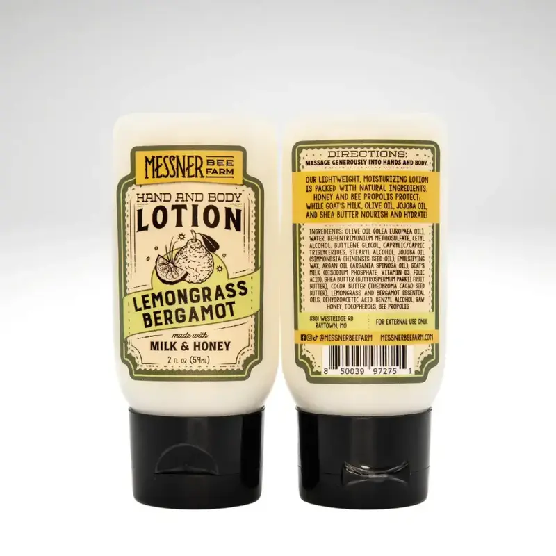 2oz. Lemongrass Bergamot - Milk and Honey Lotion