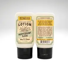 Messner Bee Farm 2oz. Peppermint Sage - Milk and Honey Lotion