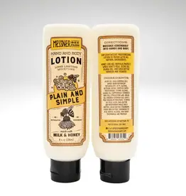 8oz. Plain and Simple  - Milk and Honey Lotion