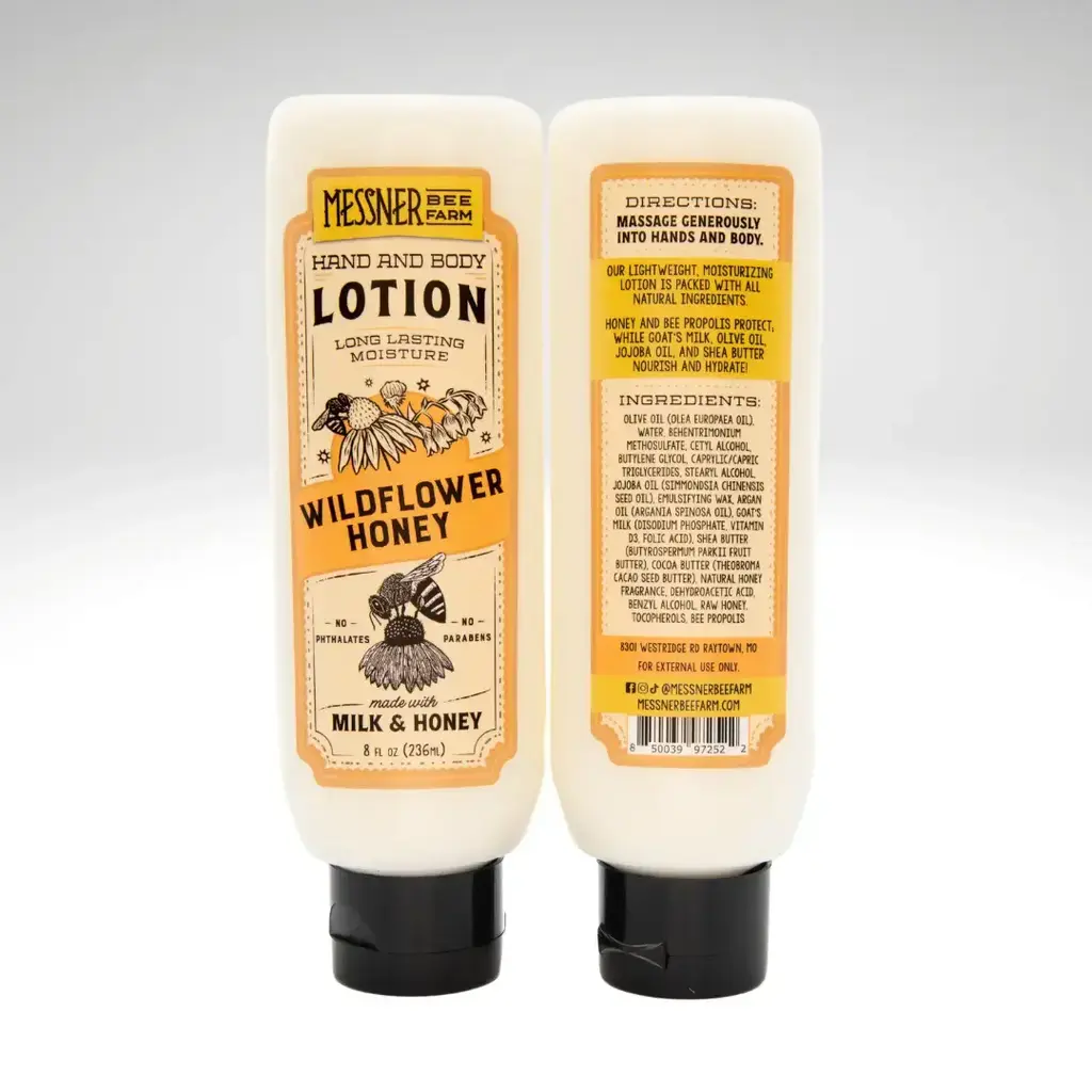 8oz. Wildflower Honey - Milk and Honey Lotion