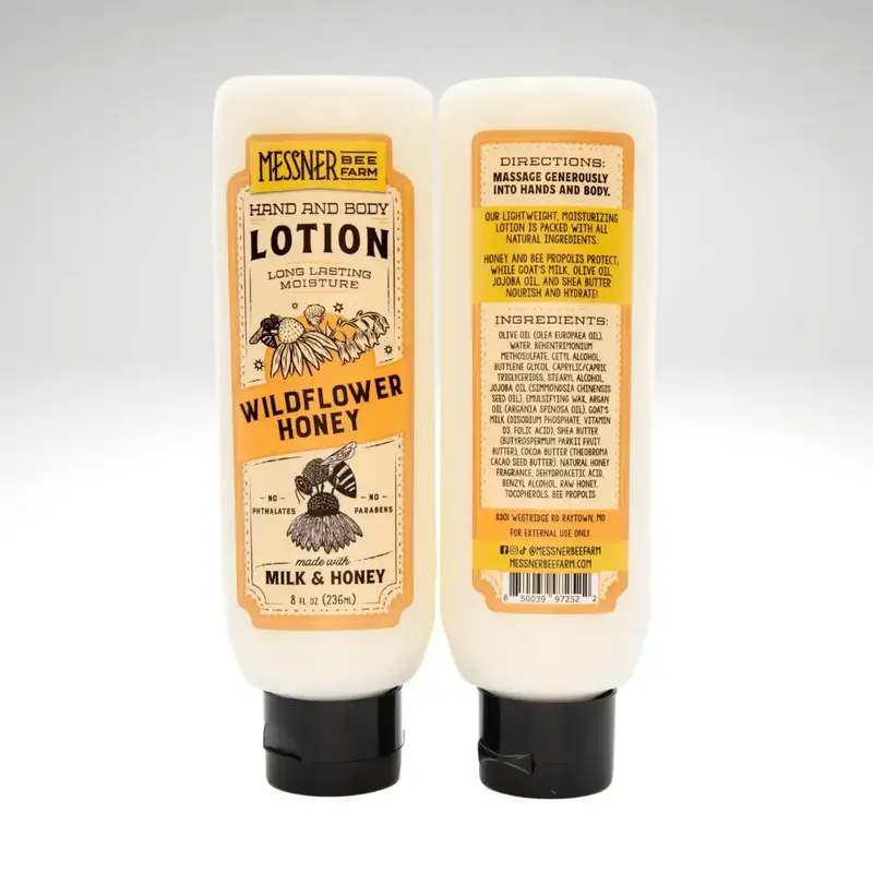 8oz. Wildflower Honey - Milk and Honey Lotion