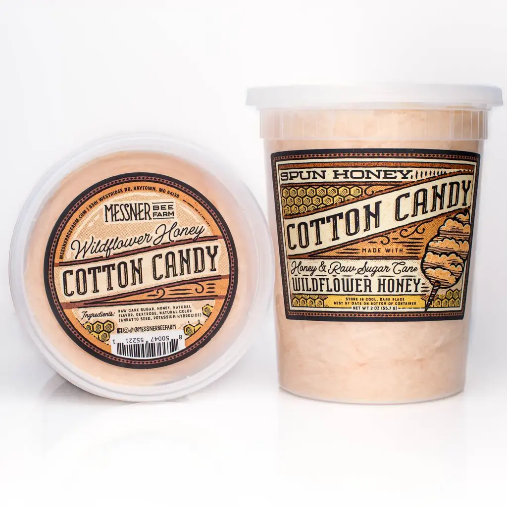 Messner Bee Farm Spun Honey Cotton Candy - Wildflower Honey